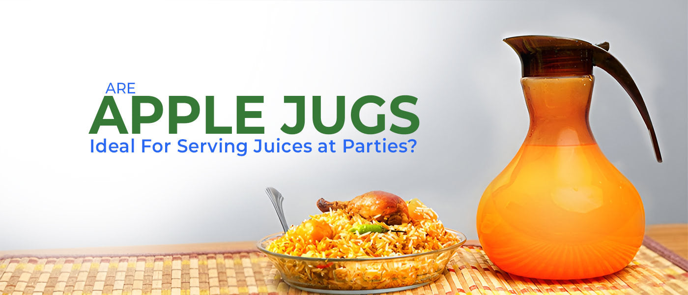 Are Apple Plastic Jugs Ideal for Serving Juices at Parties