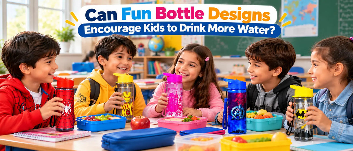 Can Fun Bottle Designs Encourage Kids to Drink More Water?