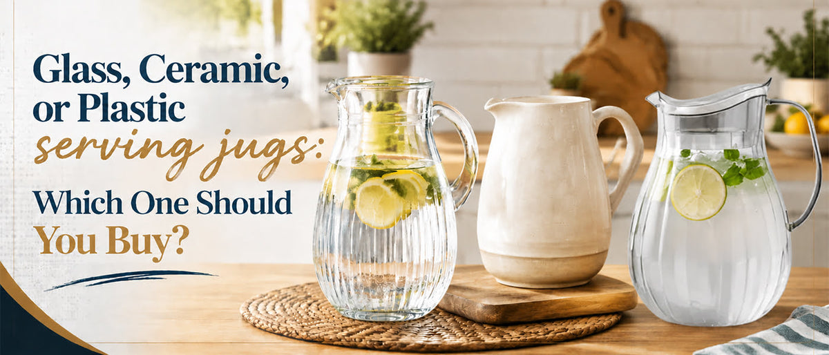 Glass, Ceramic, or Plastic Serving Jugs: Which One Should You Buy?