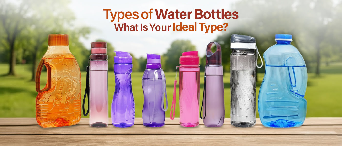 Types of Water Bottles: What Is Your Ideal Type?