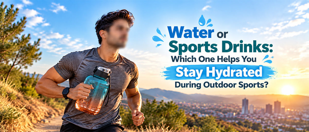 Water or Sports Drinks: Which One Helps You Stay Hydrated During Outdoor Sports?