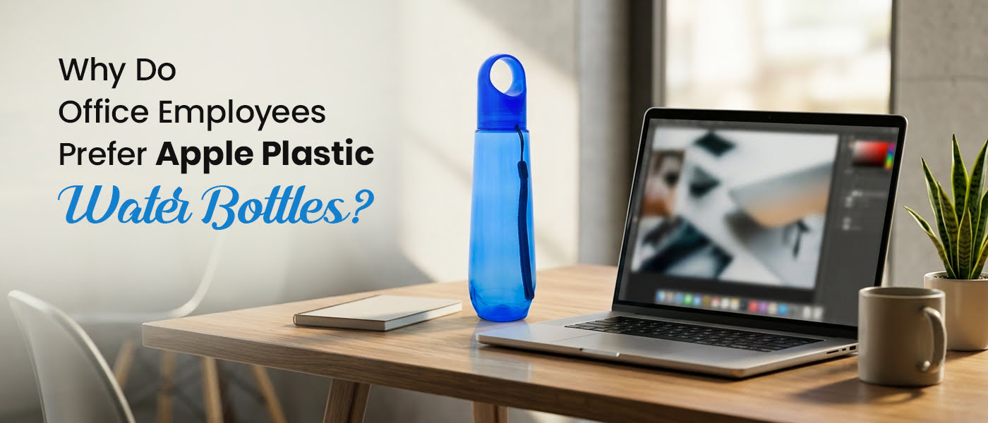 Why Do Office Employees Prefer Apple Plastic Water Bottles?
