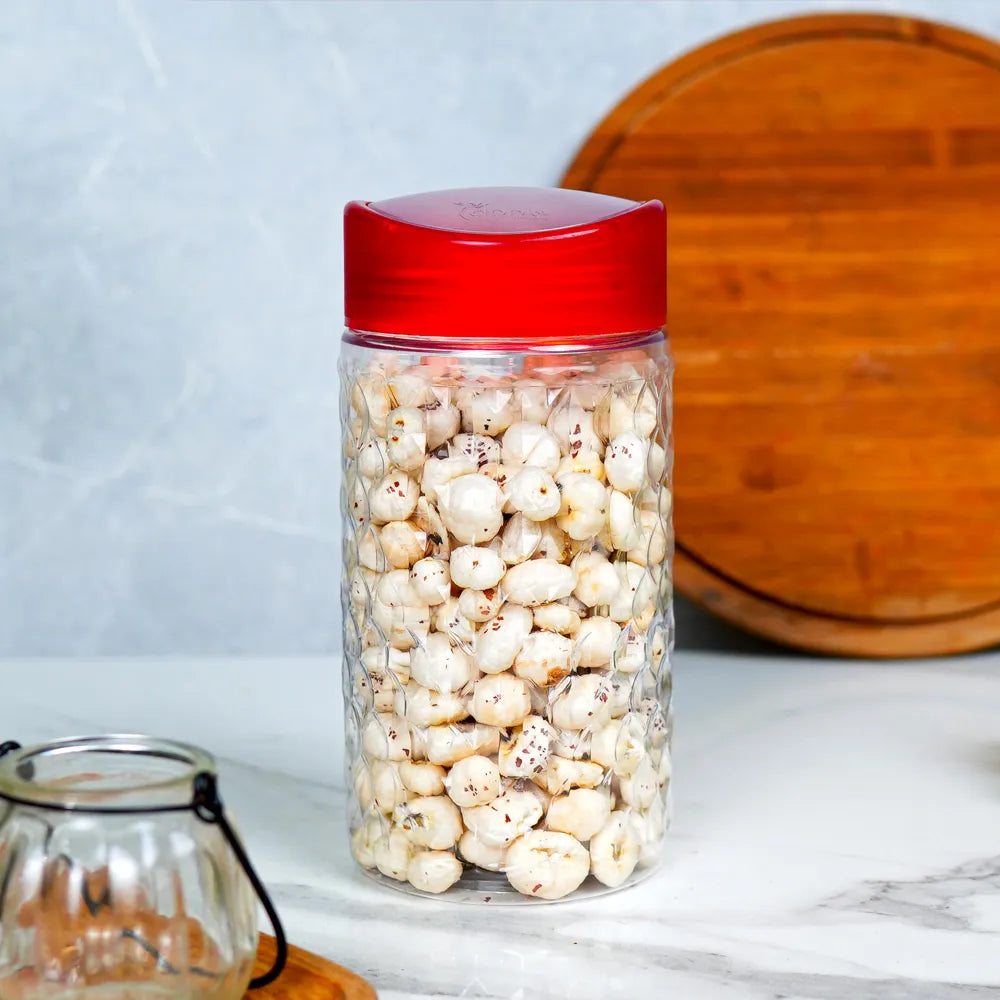 1550ml Red Nuts Jar