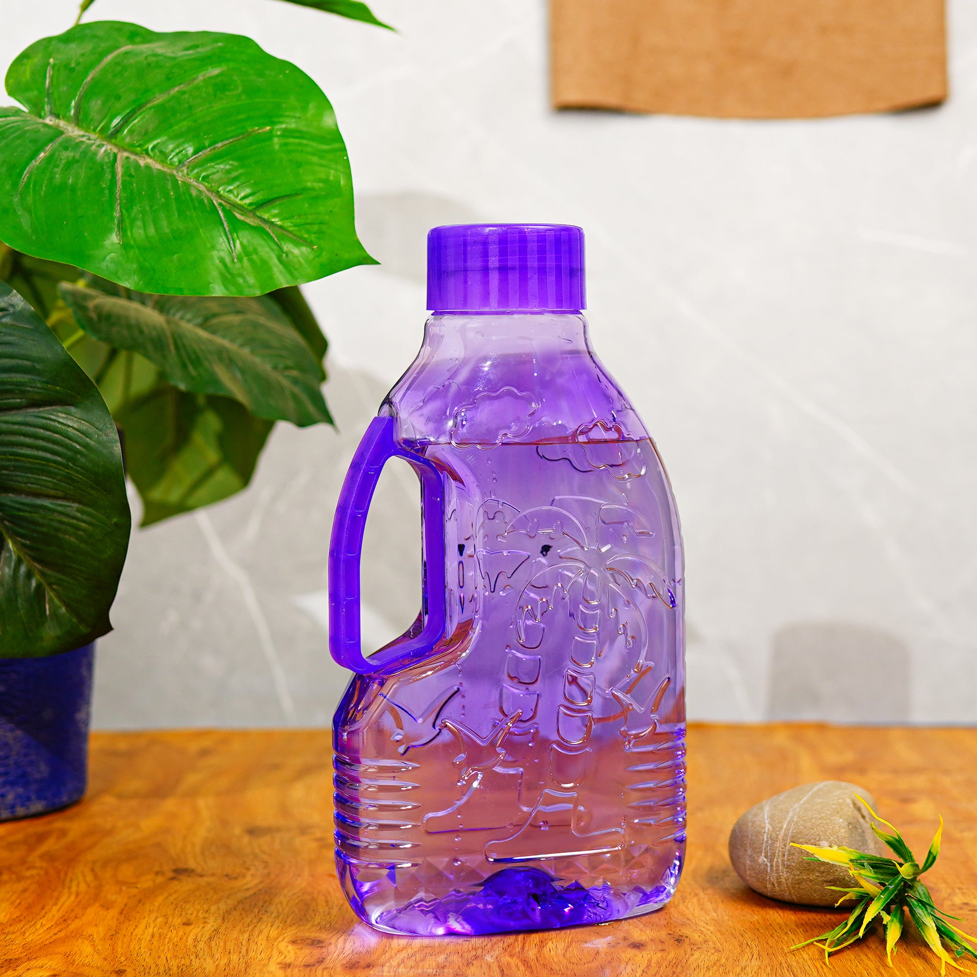 2 Litre Purple Crystal Water Bottle