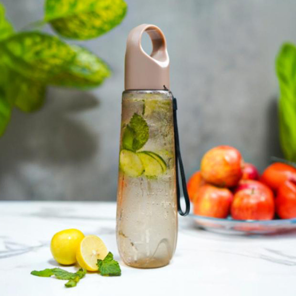 Beige Smart Bottle for Home Use