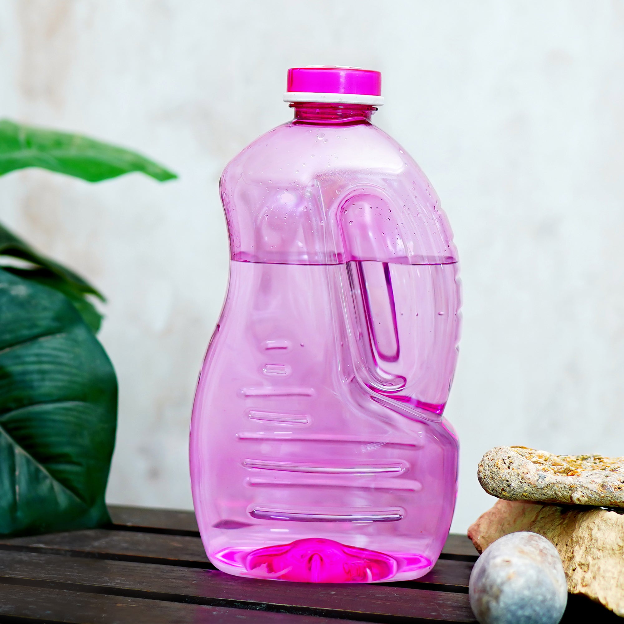 Big Pink Crown Water Bottle for Refrigerator