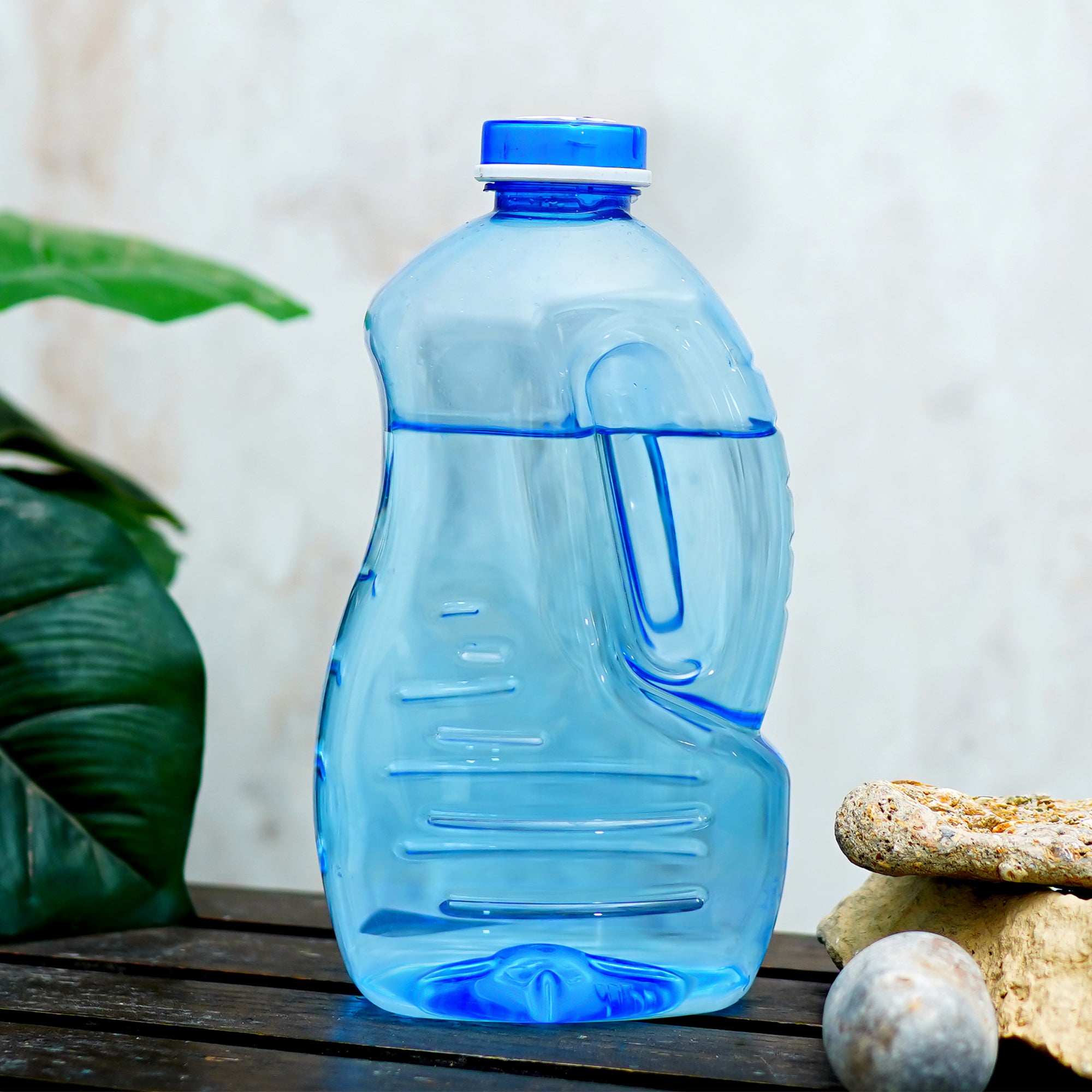 Big SkyBlue Crown Water Bottle for Fridge