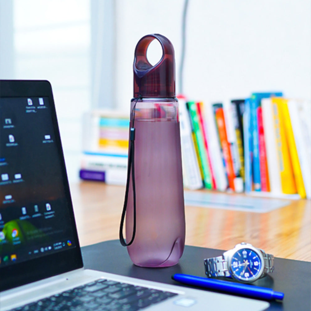 Burgundy Smart Water Bottle for Office Use