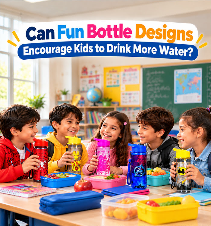 Can Fun Bottle Designs Encourage Kids to Drink More Water?