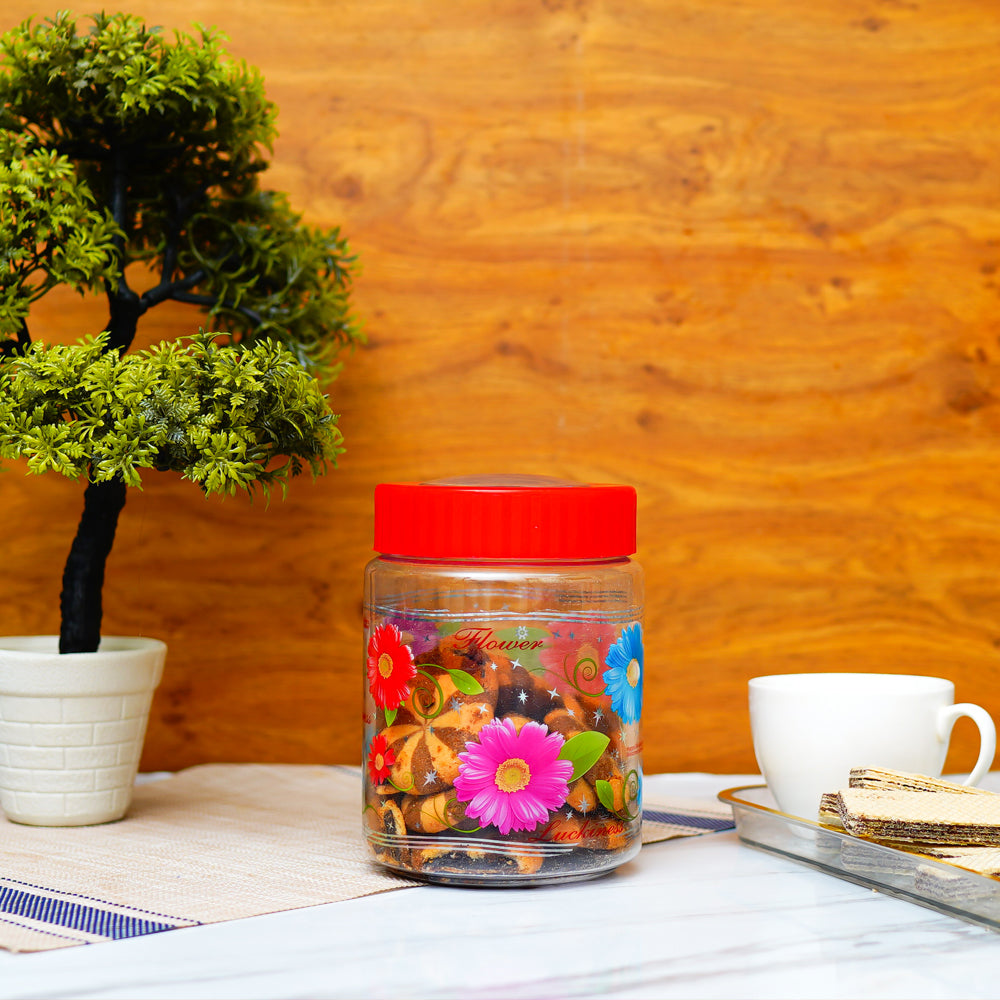 Medium Red Nimco Jar