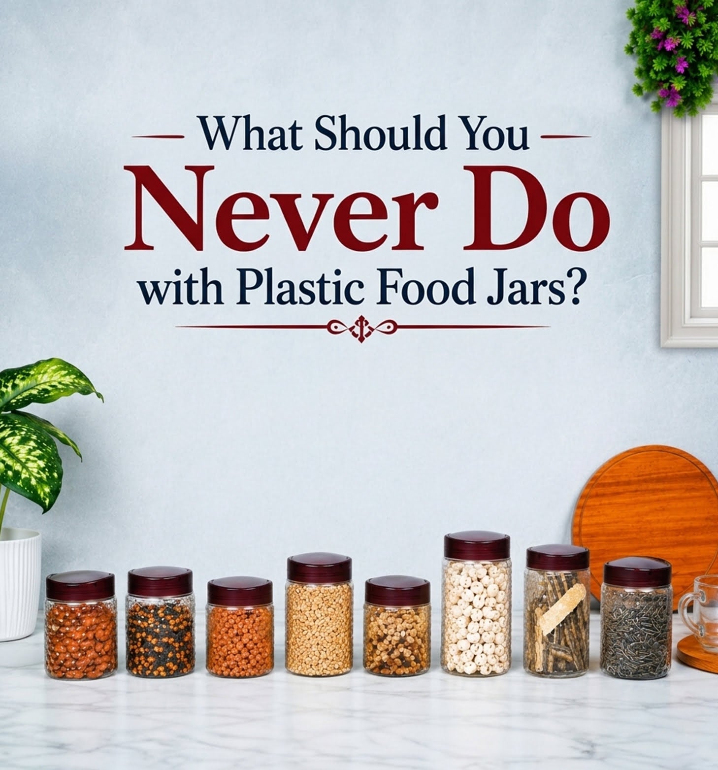 What Should You Never Do with Plastic Food Jars?