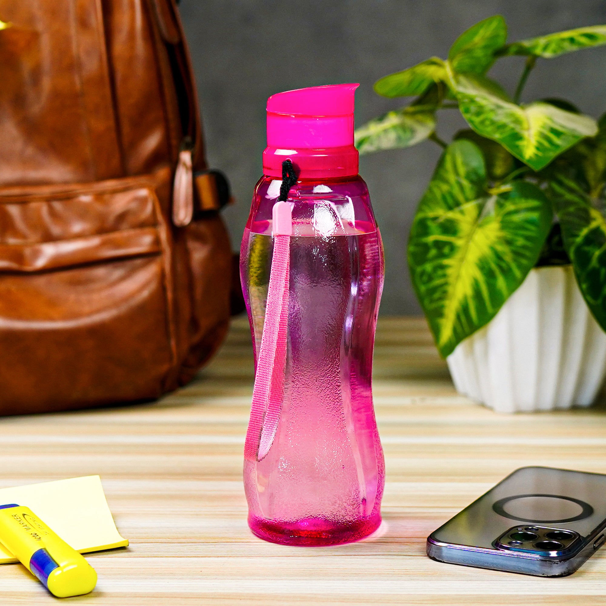 Pink 500ml Water Bottle for School Girl