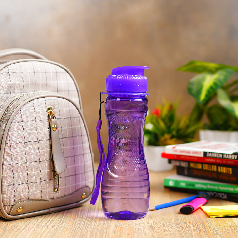 Purple Water Bottle for School Kids