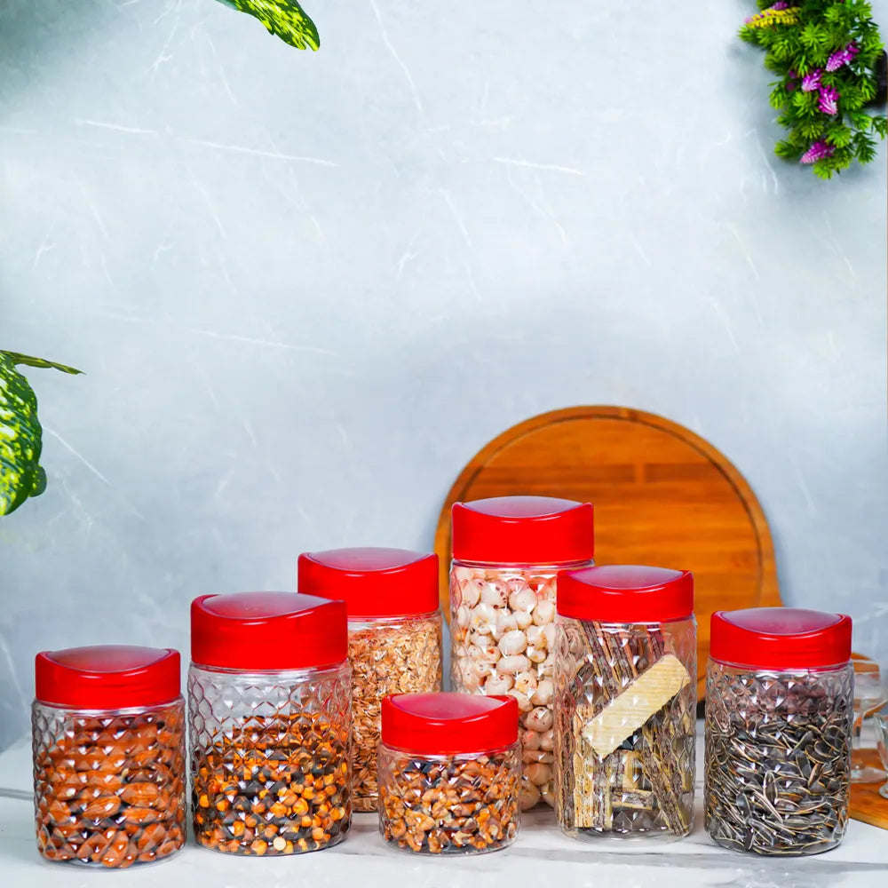 Red Nuts Jar