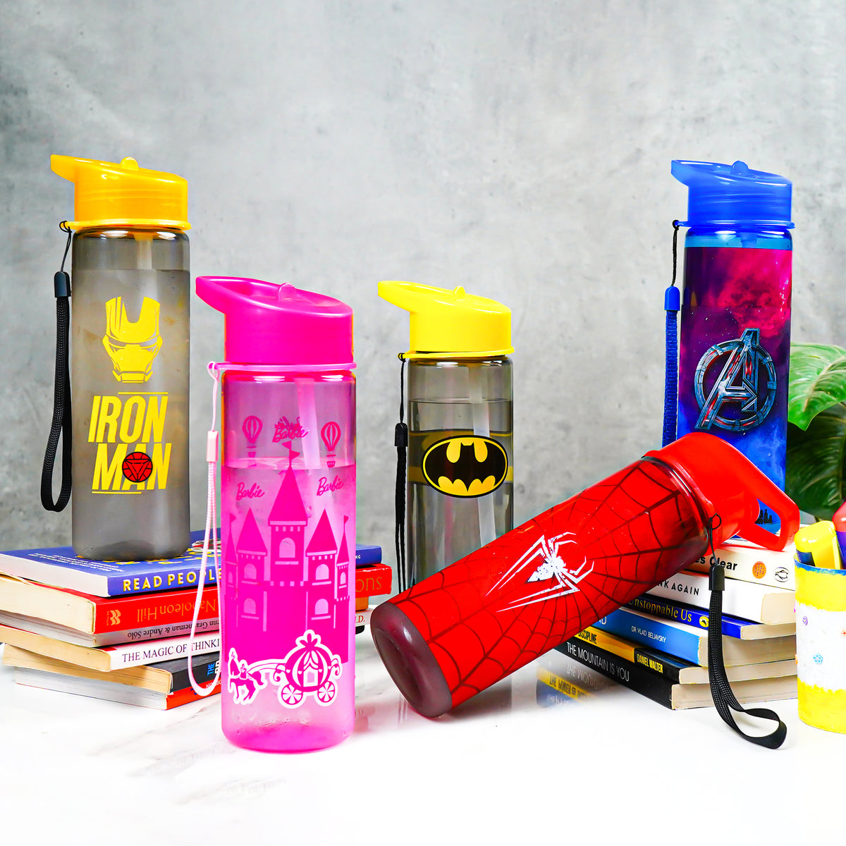 Superhero Water Bottles