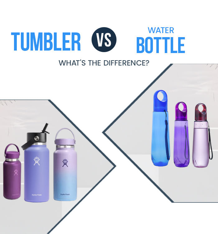 Tumbler vs Water Bottle: What's the Difference?