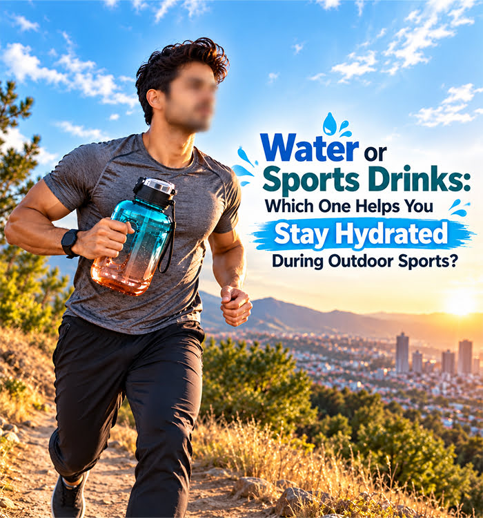 Water or Sports Drinks: Which One Helps You Stay Hydrated During Outdoor Sports?